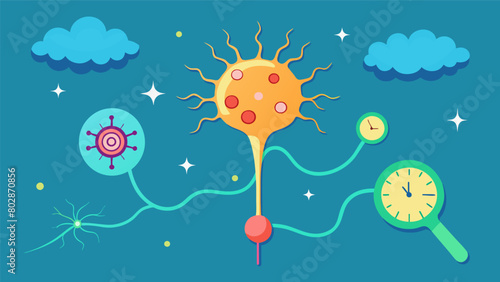 A representation of a nerve cells lifespan with ketamine acting as a powerful antiaging agent allowing the cell to function at its optimal capacity.