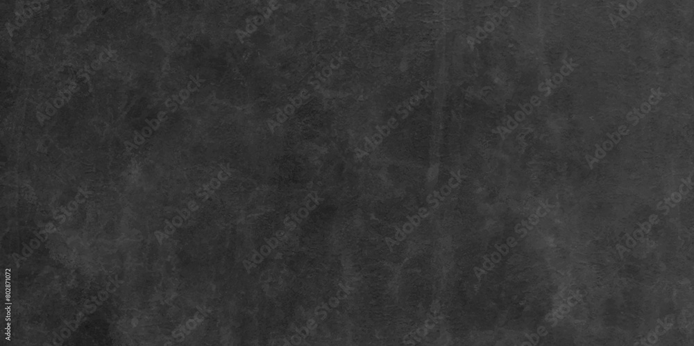 Abstract dark black and stone grungy wall backdrop background. Blank black concrete texture surface background. dark texture chalk board and black board background.
