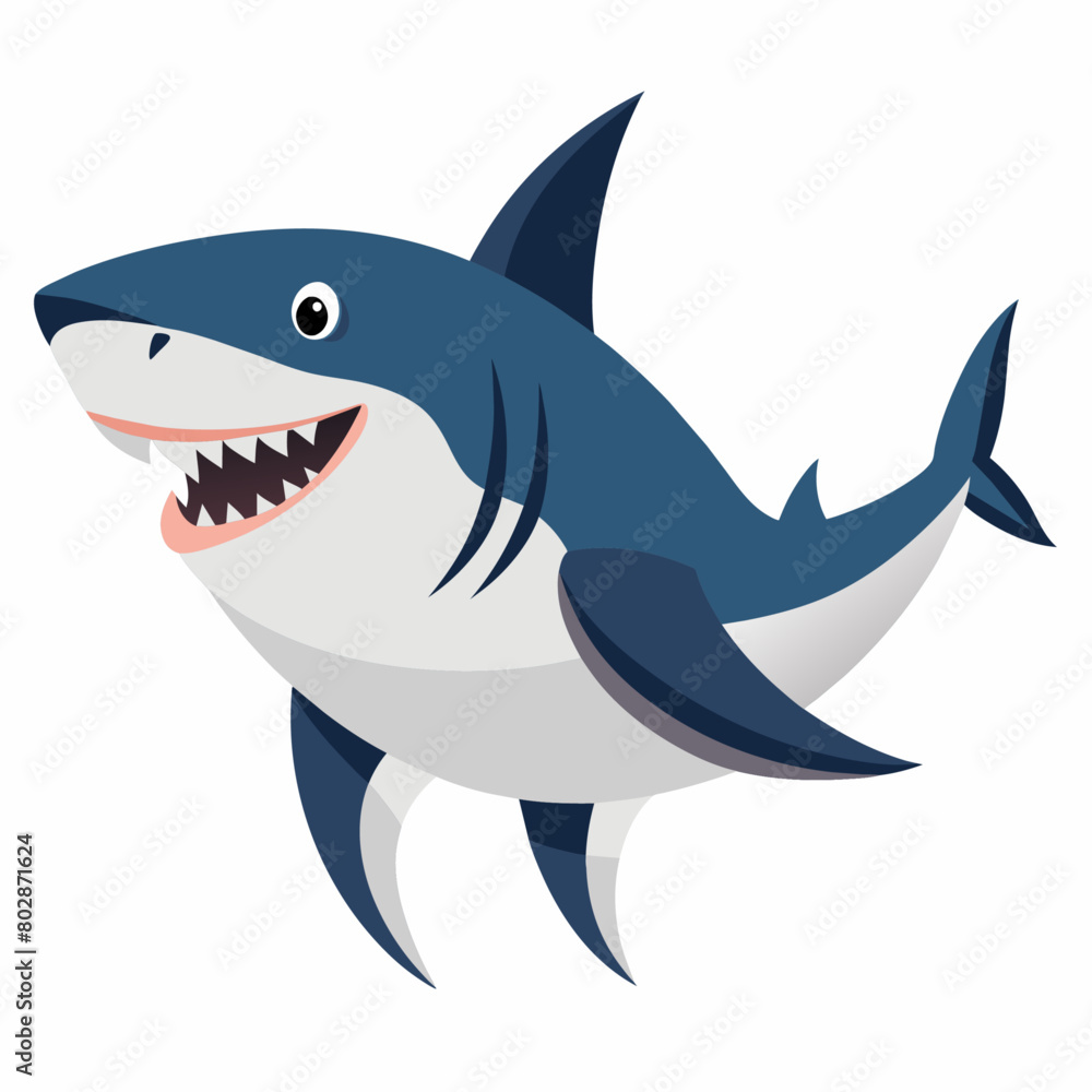 Shark vector art illustration (19) Shark vector art illustration (19)