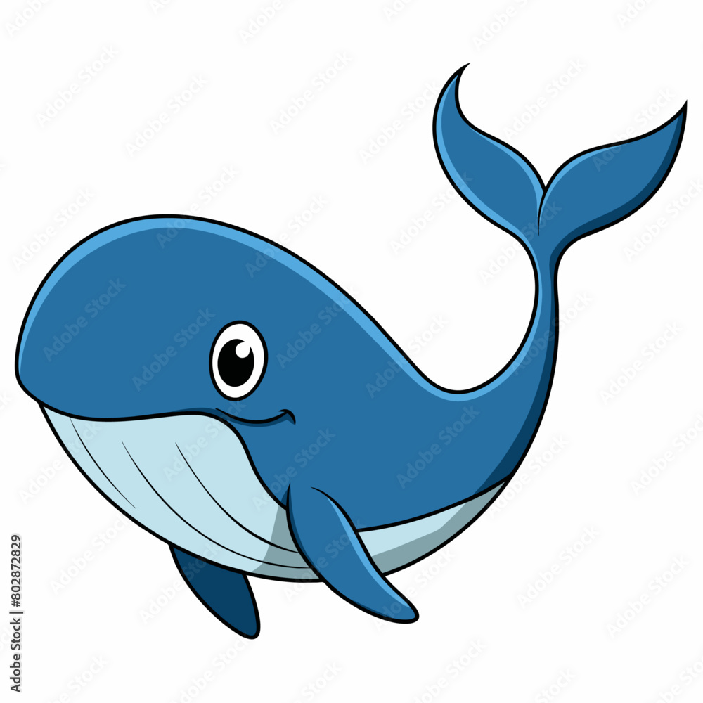 Whale vector clipart art illustration (15) Whale vector clipart art illustration (15)
