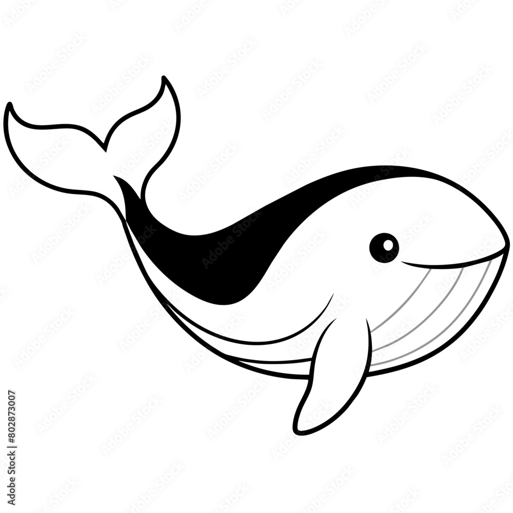 Whale vector clipart art illustration (31) Whale vector clipart art illustration (31)