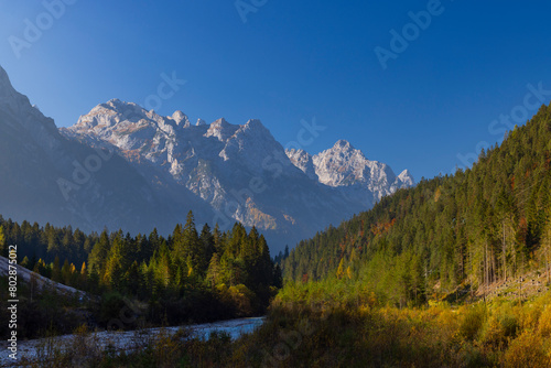 Typical landscape with Tre Cime, Tre Cime di Lavaredo, Dolomiti, South Tyrol, Italy © Richard Semik