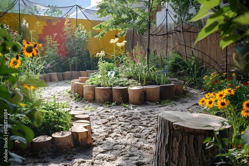 Interactive Garden Spaces in Schools Nurturing Education and Love for Nature photo