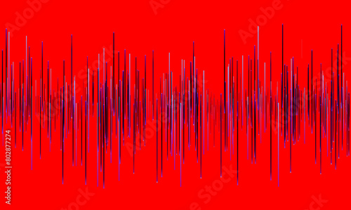 This is an audio waveform. It is a visual representation of sound.