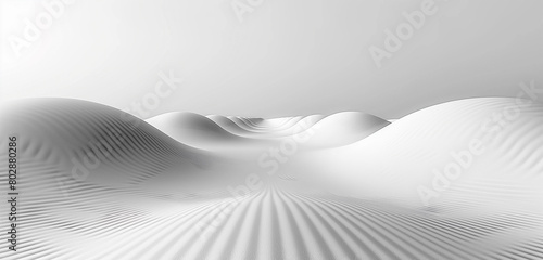 black and white abstract background. desert. flat hills of white color. place for text