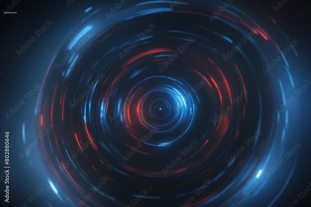 Obraz premium red spiral galaxy