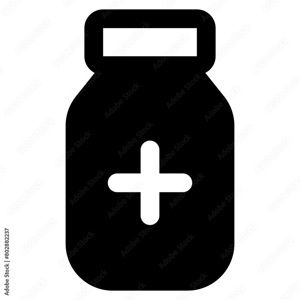 Obraz premium Medicine Bottle icon