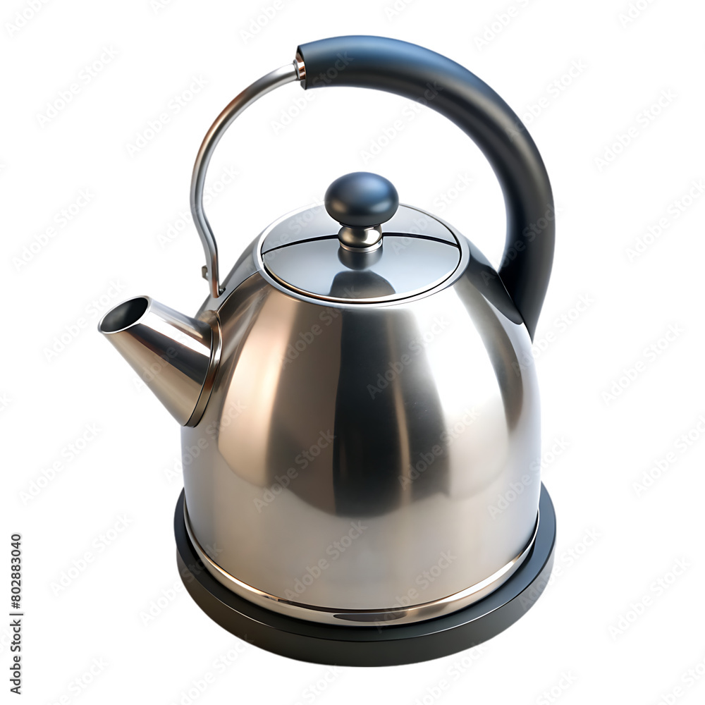 Kettle isolated on transparent background