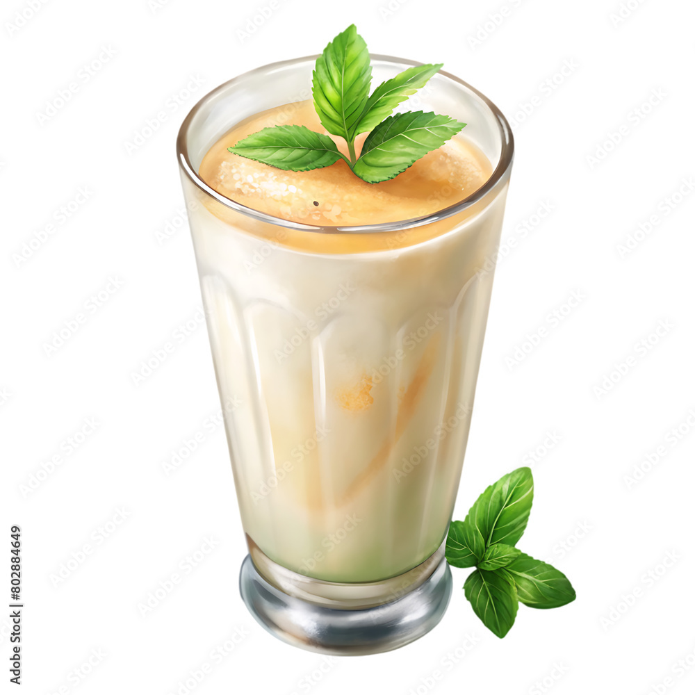 Watercolor ugadi illustration Watercolor ugadi illustration