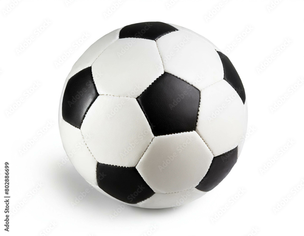 Fussball isoliert auf weißen Hintergrund, Freisteller Fussball isoliert auf weißen Hintergrund, Freisteller