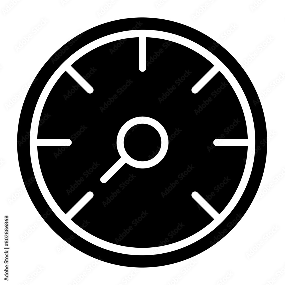 Speedometer Icon glyph icon Speedometer Icon glyph icon
