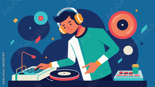 Transform your love for music into a fullfledged DJ career with our intensive vinyl workshops. Vector illustration