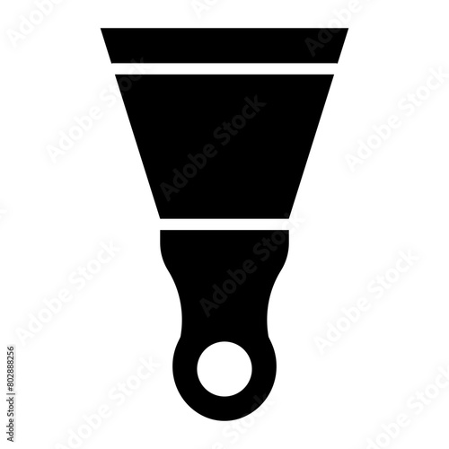 Spatula glyph icon