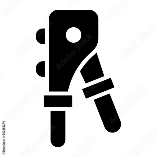 Riveter glyph icon