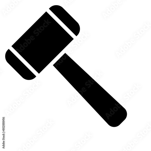 Sledgehammer glyph icon