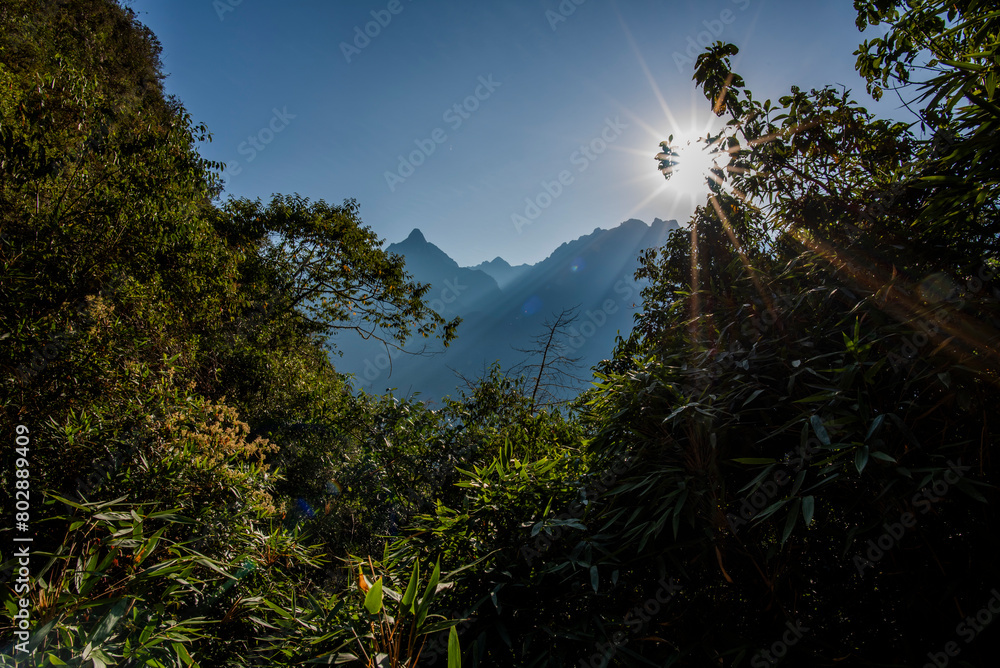 Obraz premium 2023 8 21 Peru Andes sunset 16