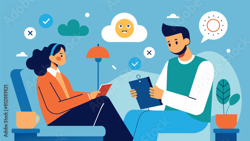 A patient journaling session with the guidance of a psychiatrist to explore thought patterns and underlying emotions while receiving ketamine.