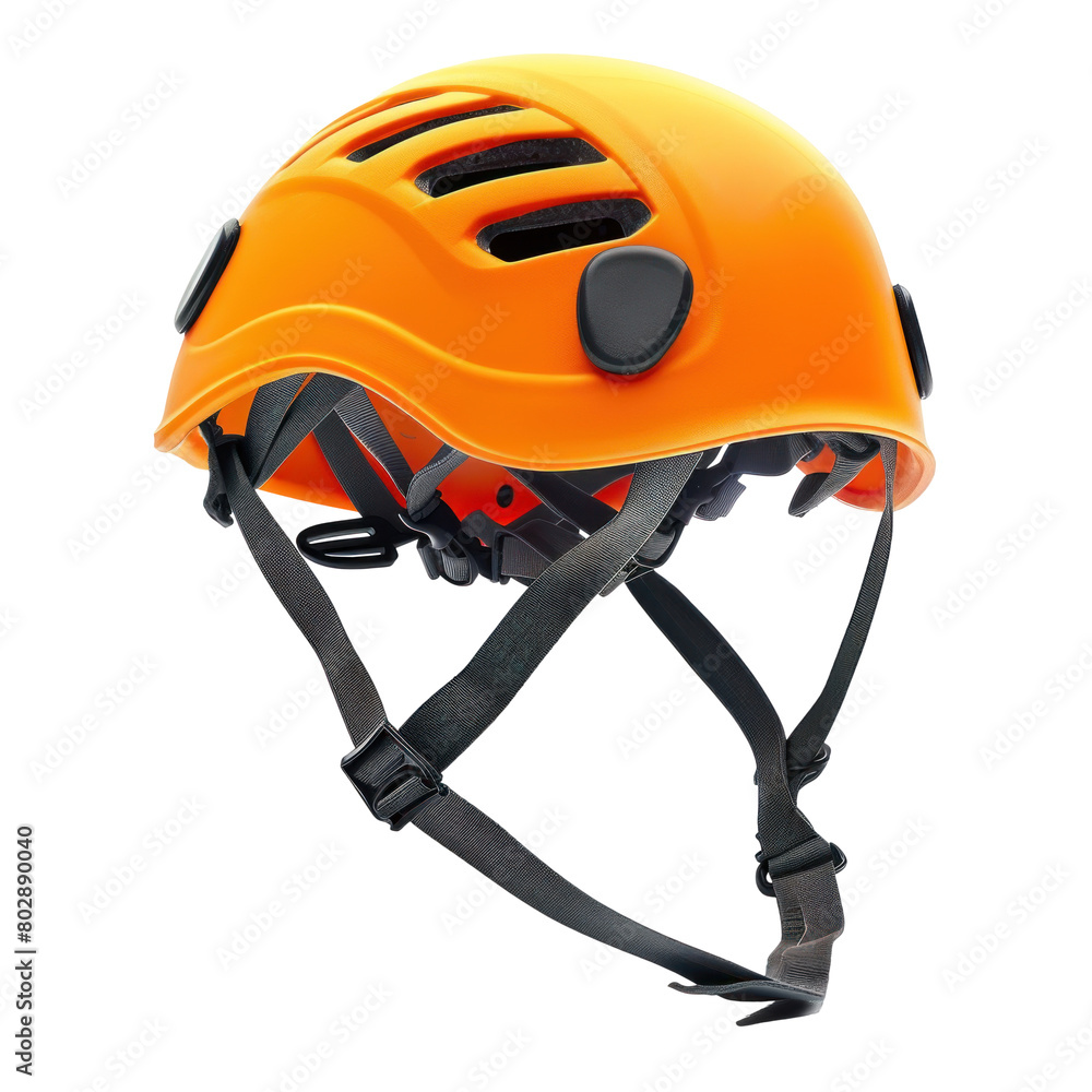 A climbing helmet, transparent or isolated on a white background A climbing helmet, transparent or isolated on a white background