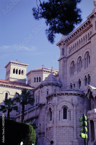 View of Saint Nicholas Cathedral of Monaco during 1990s