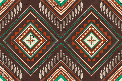 Ethnic pattern.beautiful pattern. folk embroidery,bohemian style,aztec geometric art ornament print.ethnic abstract Inkatha art.Seamless fabric.design for fabric, carpet, wallpaper, clothing