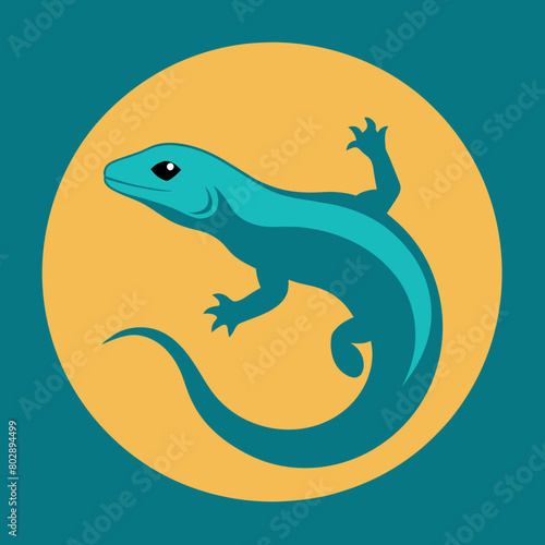 Monitor lizard vector art