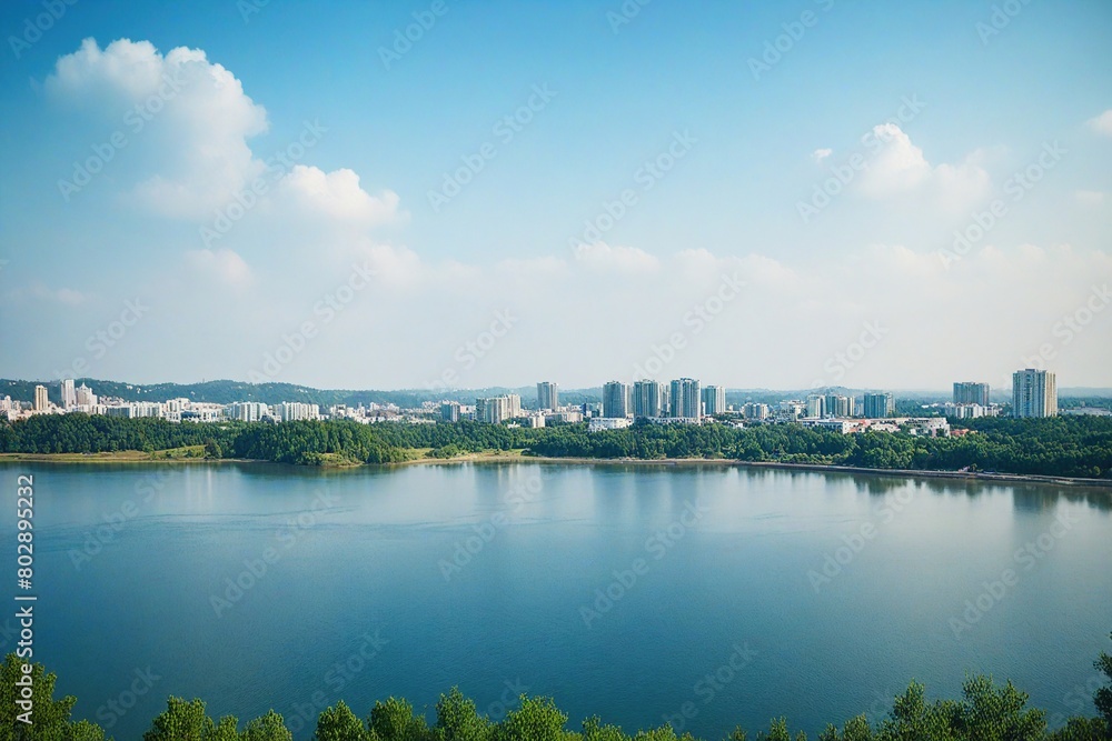 Fototapeta premium panorama of the city