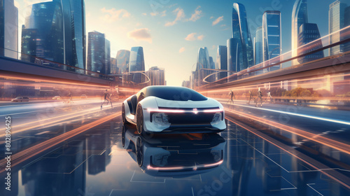 Autonomous self driving electric car