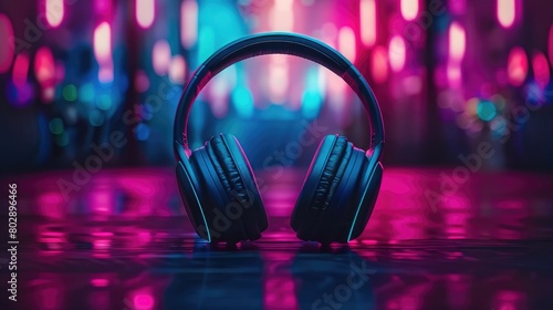 An enchanting image of a pair of headphones, their sleek design and immersive sound capturing the personal connection with music on Global Beatles Day.