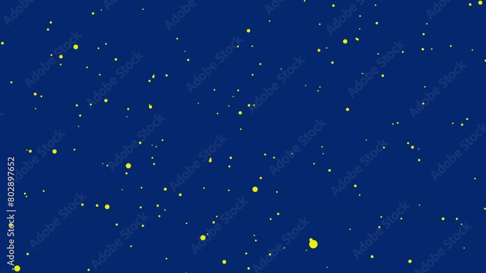 Background with moving bubbles. Blue and yellow. Background with moving bubbles. Blue and yellow.