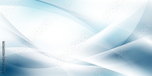 Blue waves abstract background, modern design, vector illustration
