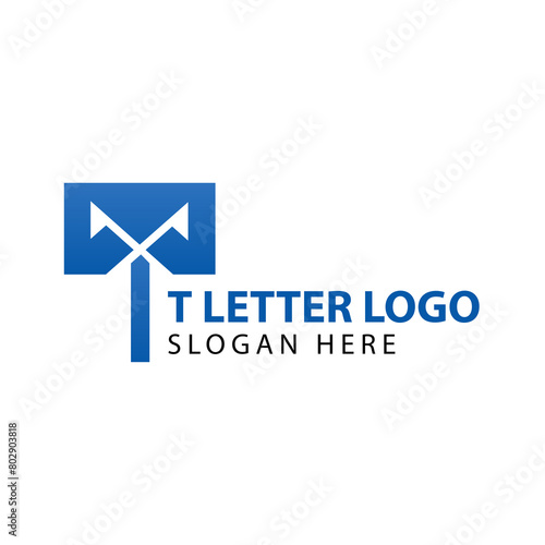 Free Download T letter logo and symbol vector - GFXLoad
