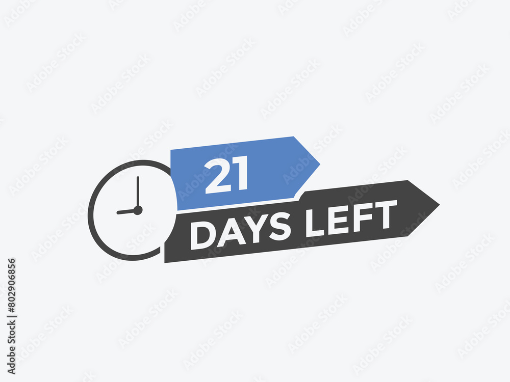 21 days to go countdown template. 21 day Countdown left days banner design. 21 Days left countdown timer
21 days to go countdown template. 21 day Countdown left days banner design. 21 Days left countdown timer