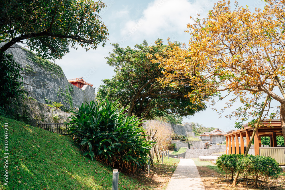 Summer of Shurijo Castle in Naha, Okinawa, Japan