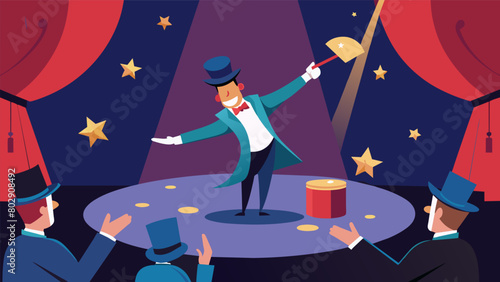 In a grand finale the magician made the entire theater disappear leaving the audience questioning what was real and what was only an illusion..