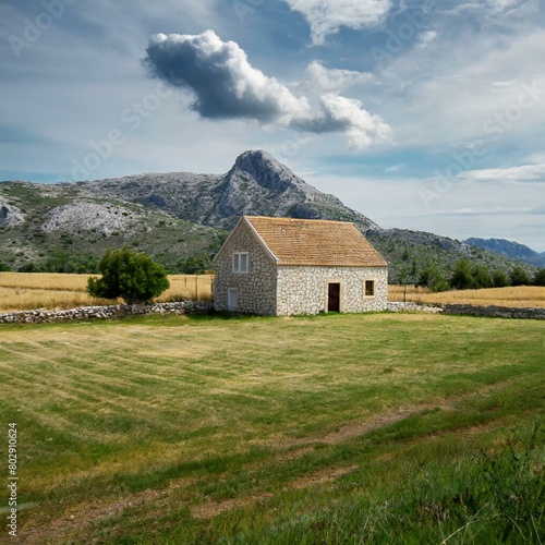 old house in the mountains