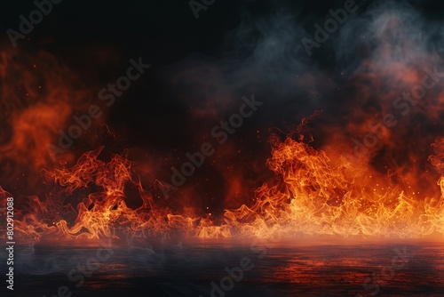 illustrations of fire background