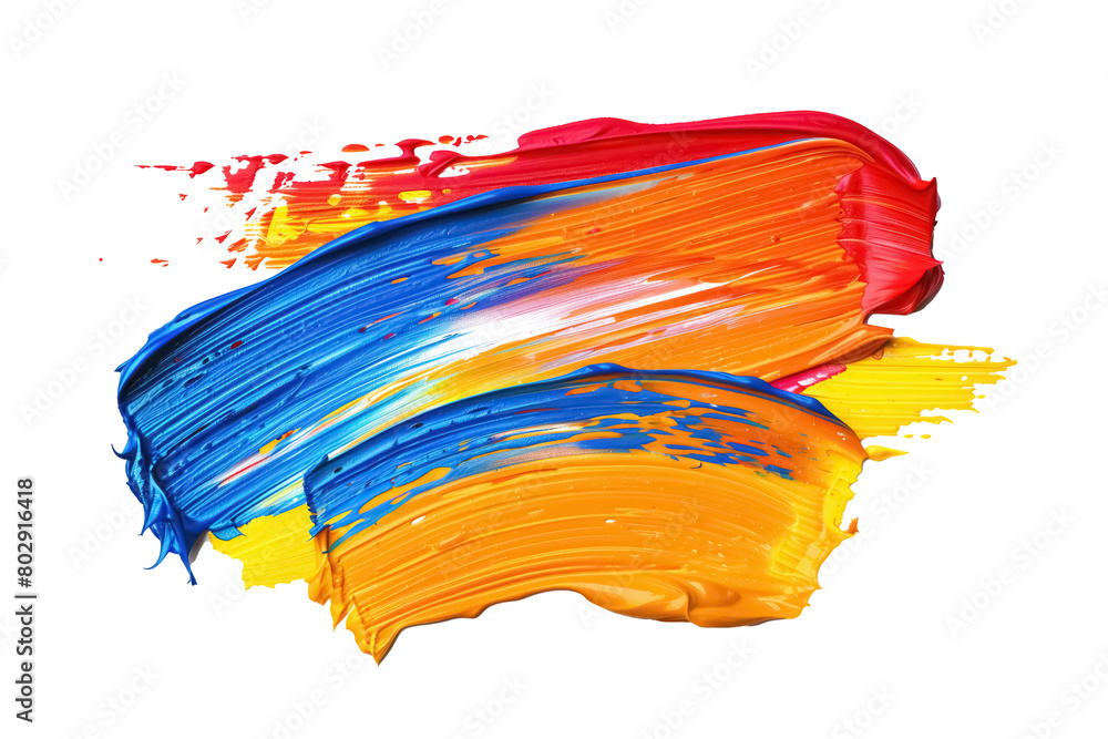 colourful acrylic ink brush stroke, transparent background colourful acrylic ink brush stroke, transparent background