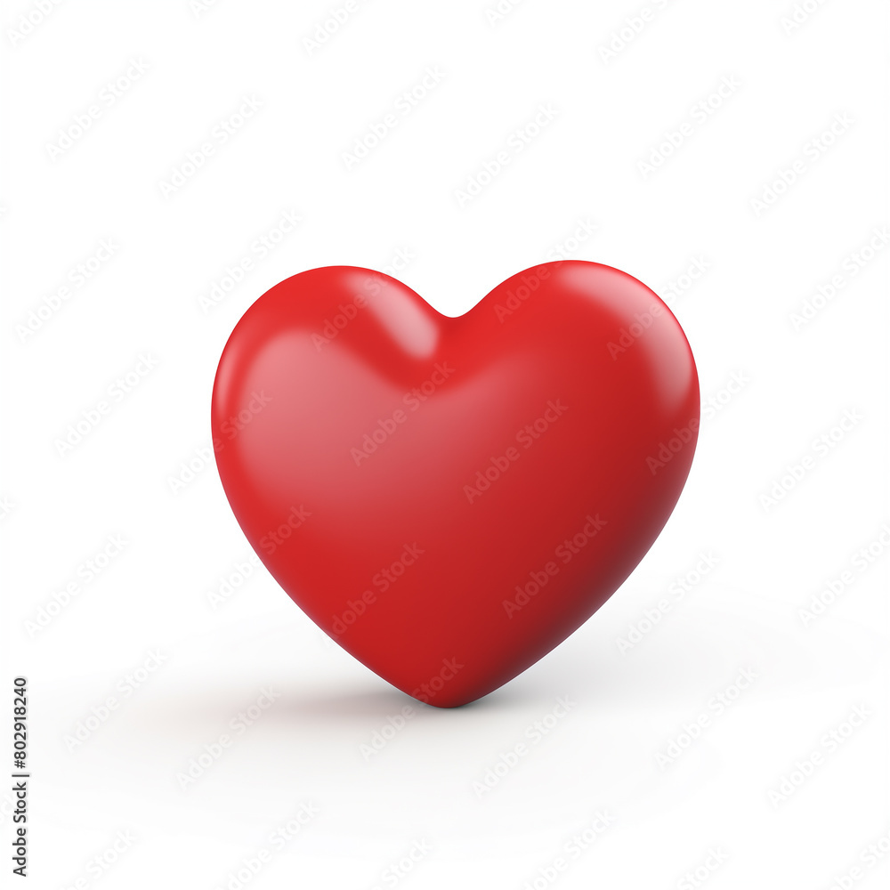rounded 3d red gradient heart, view from above, isolated on a transparent background, high detail, ultra realistic, photo realistic.	
