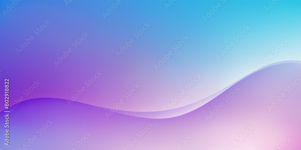 Abstract wavy blue, purple, and pink gradient background, wallpaper, backdrop, banner.