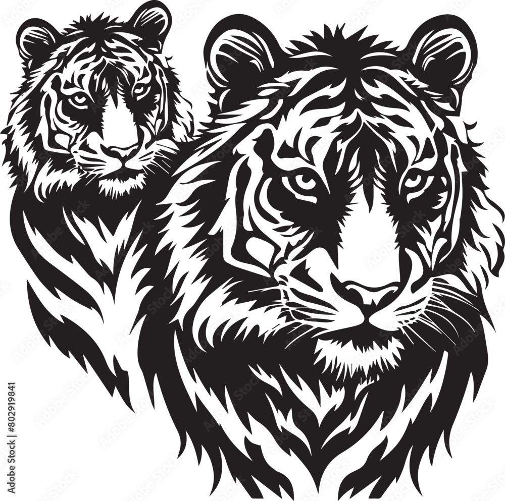 tiger head vector tiger head vector