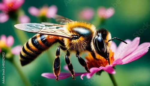 A coloful honey bee (30) © Haja