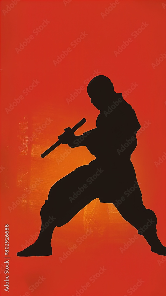 Warrior silhouette