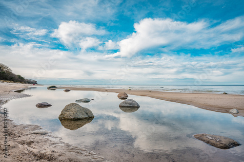 Fototapeta Naklejka Na Ścianę i Meble -  Nordstrand Nonnevitz, Ostsee Insel Rügen, Wittow