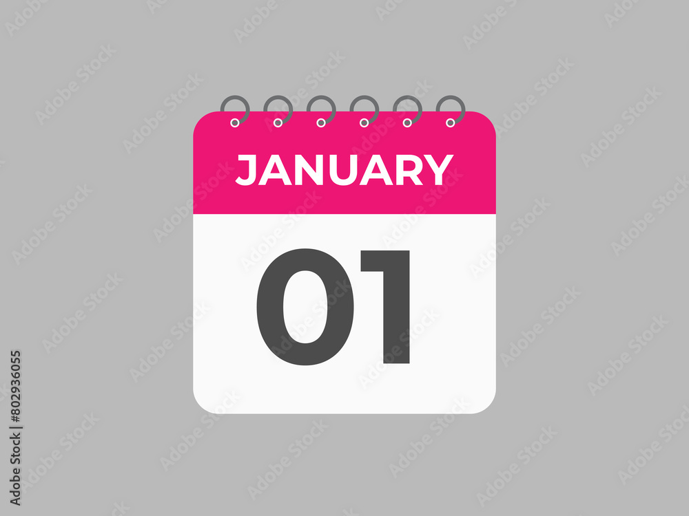 january 1 calendar reminder. 1st january daily calendar icon template. Calendar 1st january icon Design template. Vector illustration
january 1 calendar reminder. 1st january daily calendar icon template. Calendar 1st january icon Design template. Vector illustration