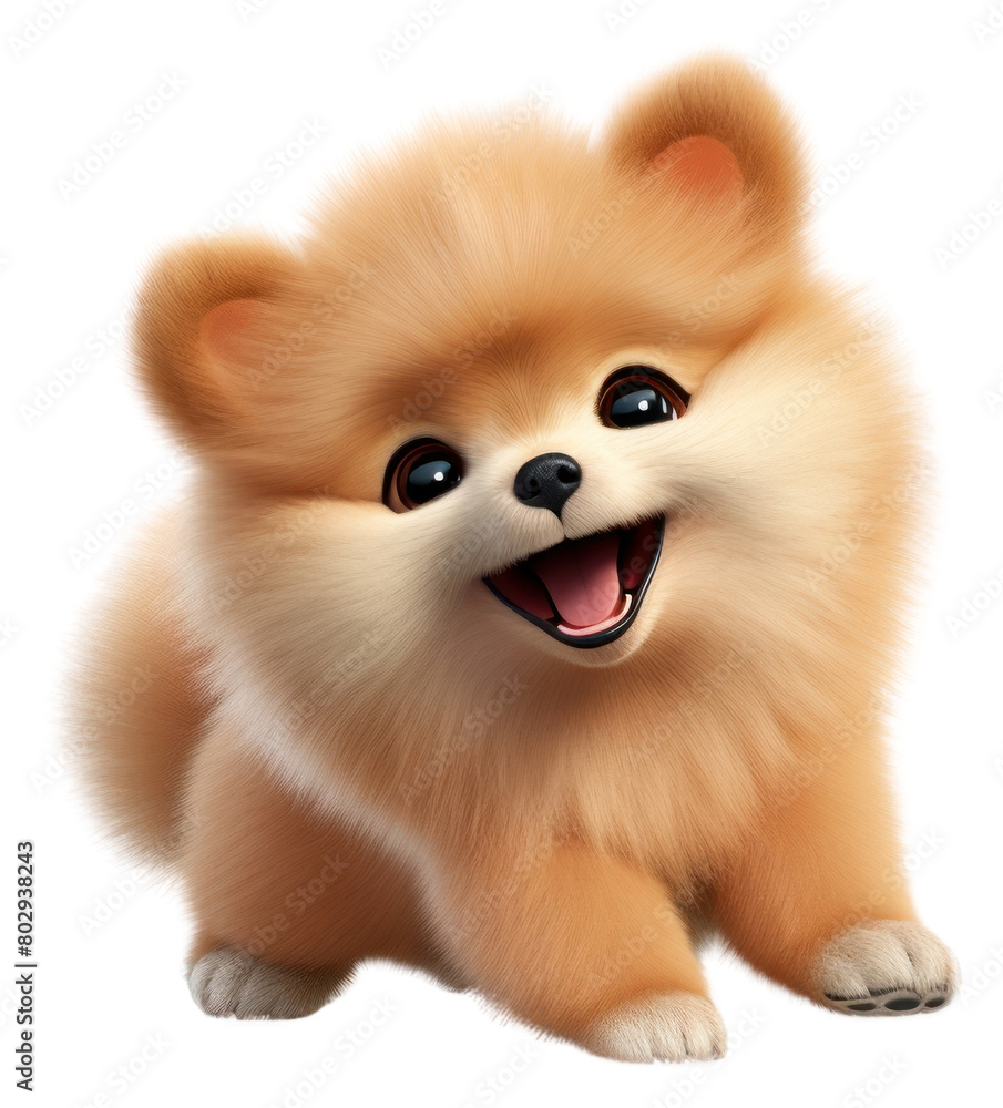 Obraz premium PNG Pomeranian mammal animal pet