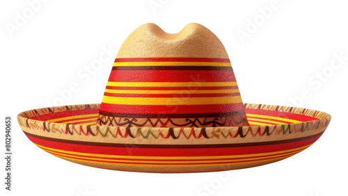 PNG Sombrero hat white background headwear