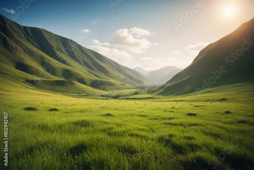 landscape in the morning