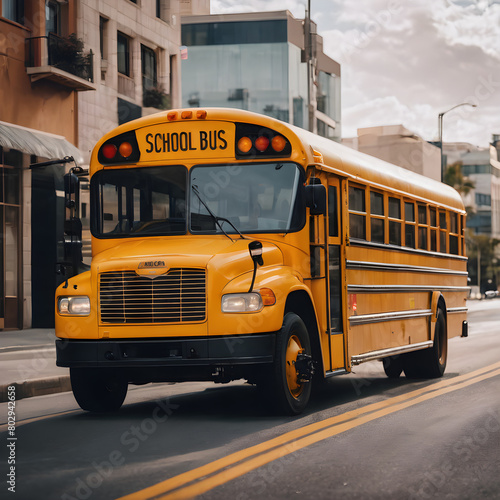 school bus on the street