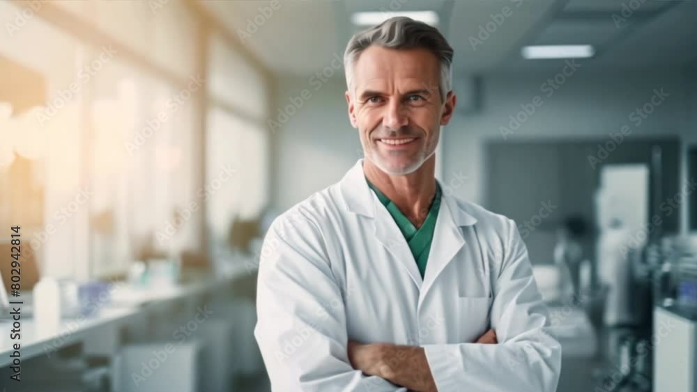 Portrait of a dental doctor with a background in a dental room, a dentist in a hospital
Portrait of a dental doctor with a background in a dental room, a dentist in a hospital