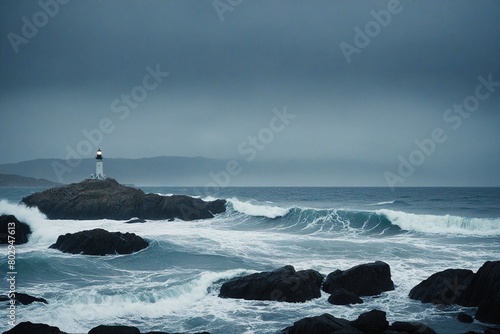 lighthouse on the coast